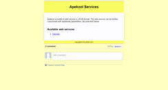 Desktop Screenshot of api.apekool.nl